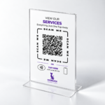 Multi-Link NFC & QR Countertop Display