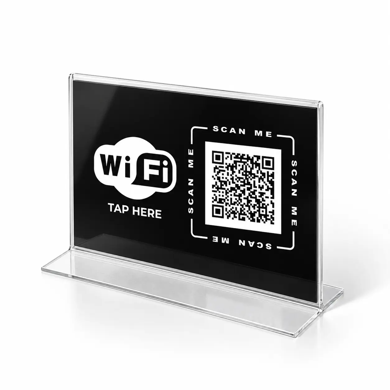 wifi stand Guest WiFi NFC & QR Stand - Image 1